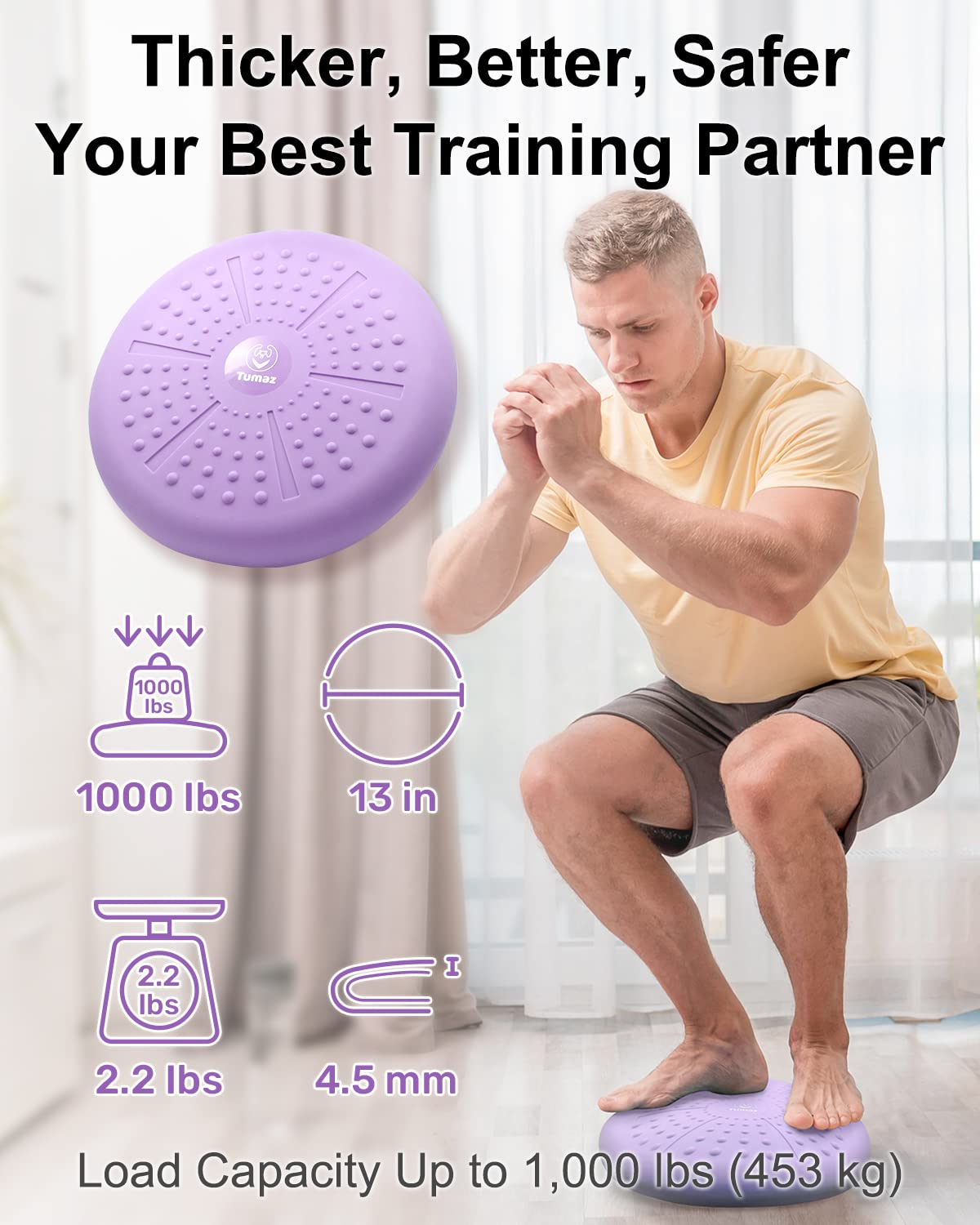 Cojín de Equilibrio Tumaz - Asiento Vibrante para Mejorar - Imagen 4