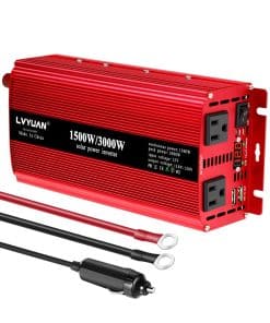 Inversor de Potencia para Automóvil LVYUAN 1500W 12V a 110V