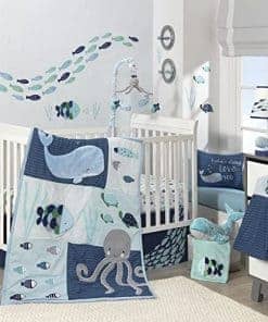 Lambs & Ivy Oceania Set de Ropa de Cama de Cuna para Bebé