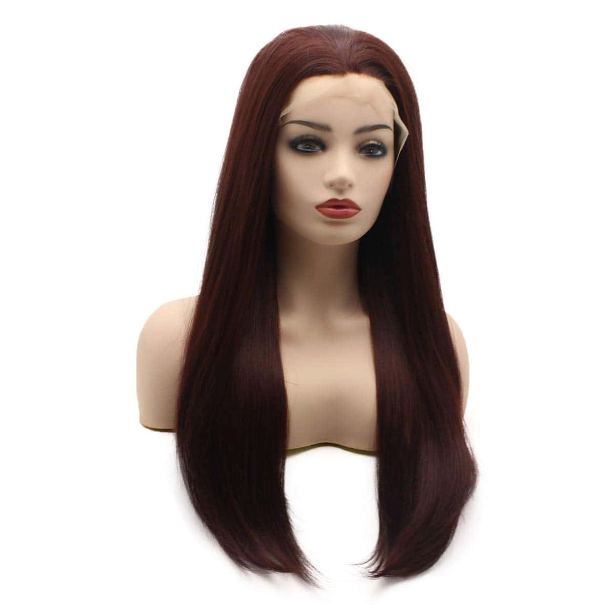 Pelucas Frontales de Encaje Sintético Resistente al Calor - Imagen 3