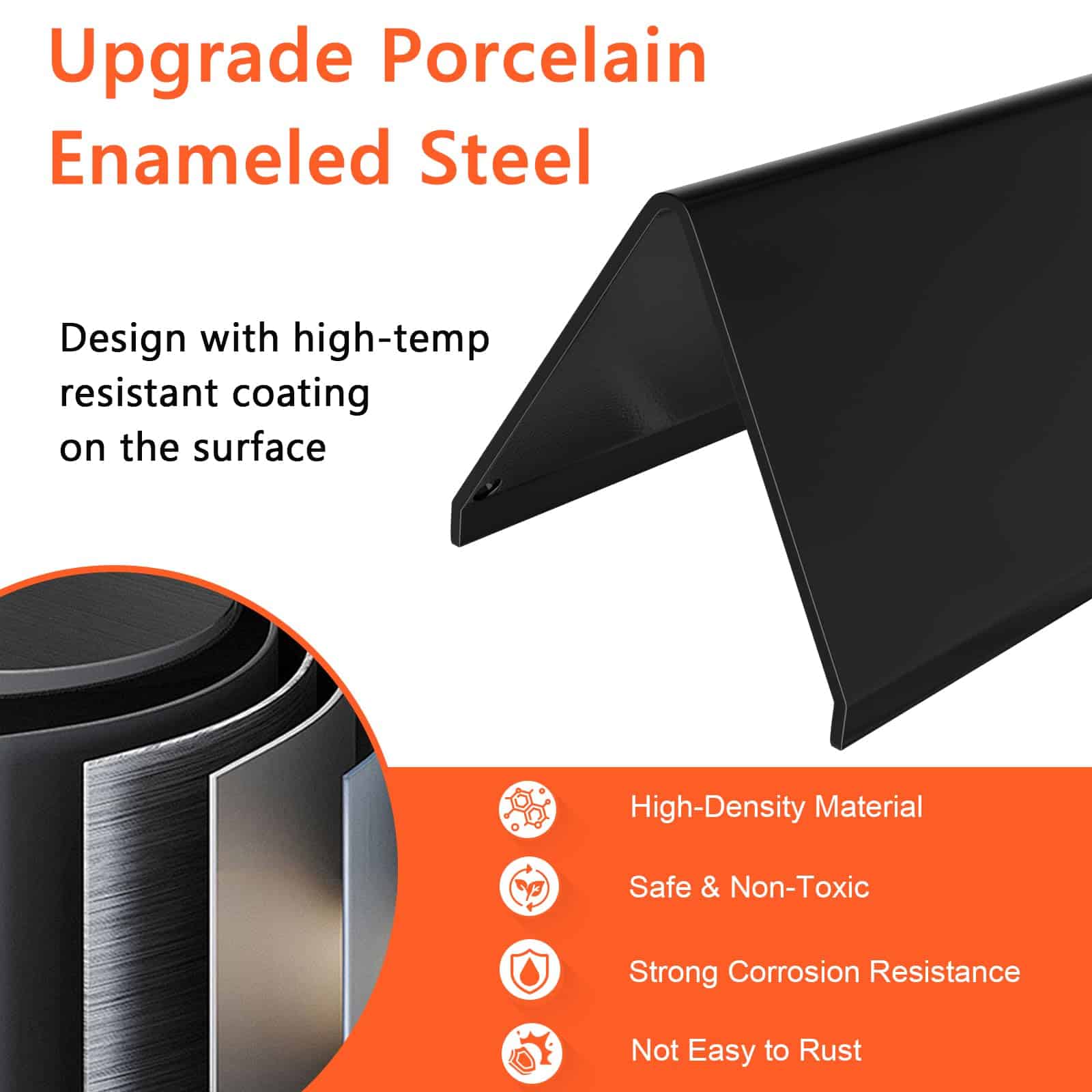 Barras Flavorizer DELSbbq 7636 de 15,3 pulgadas para - Imagen 4