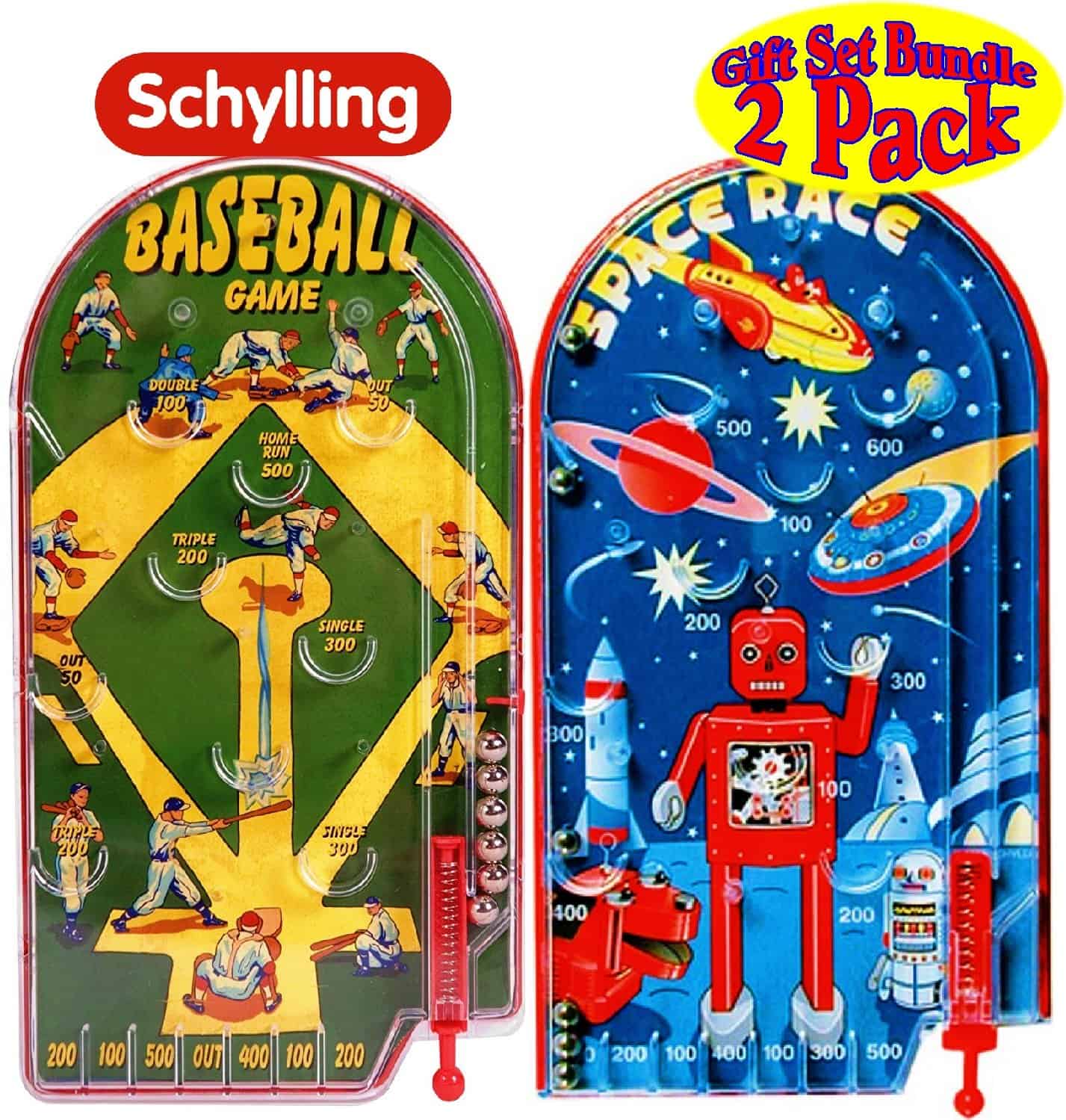Juegos de Pinball Clásicos Space Race & Home Run! Beisbol - - Imagen 3