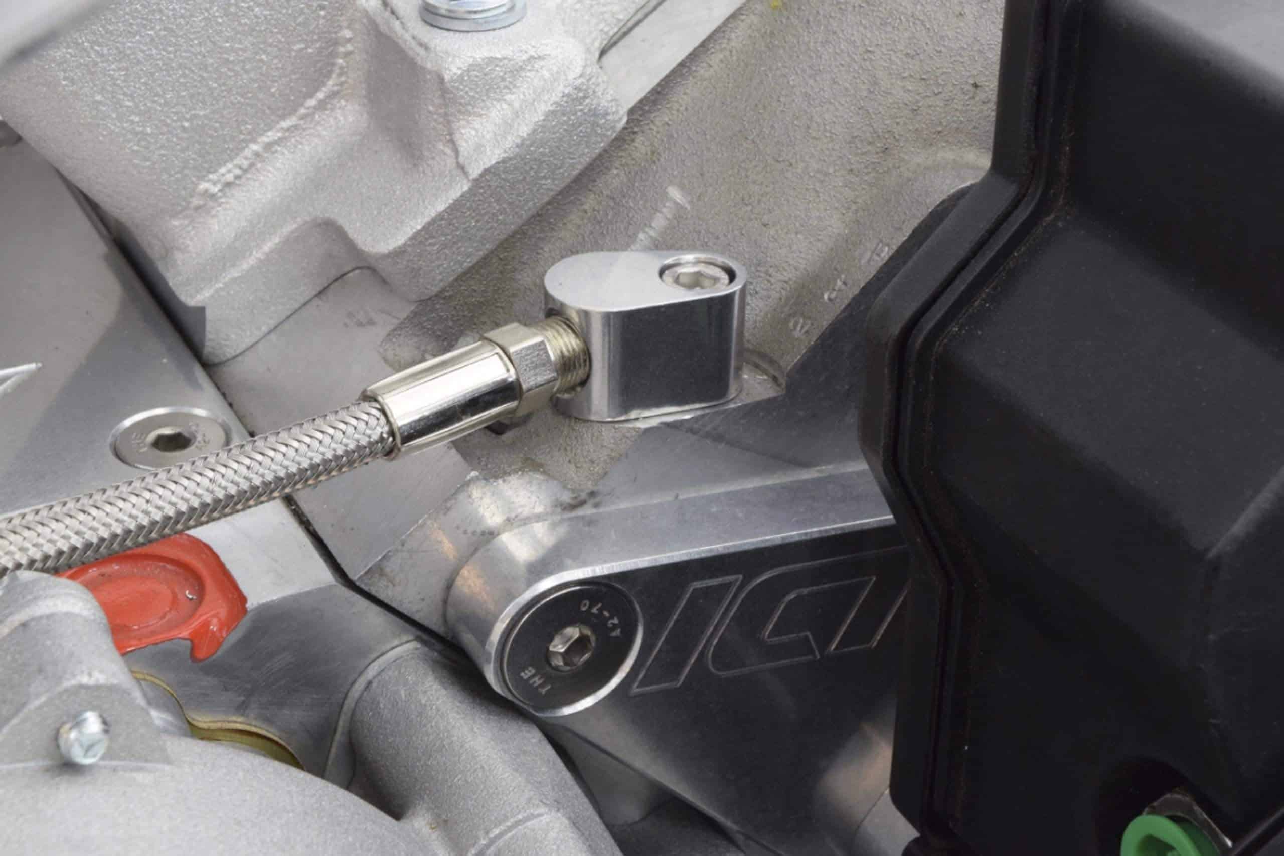 ICT Billet LS Tubo de Cruzado de Refrigerante Apilado para - Imagen 5