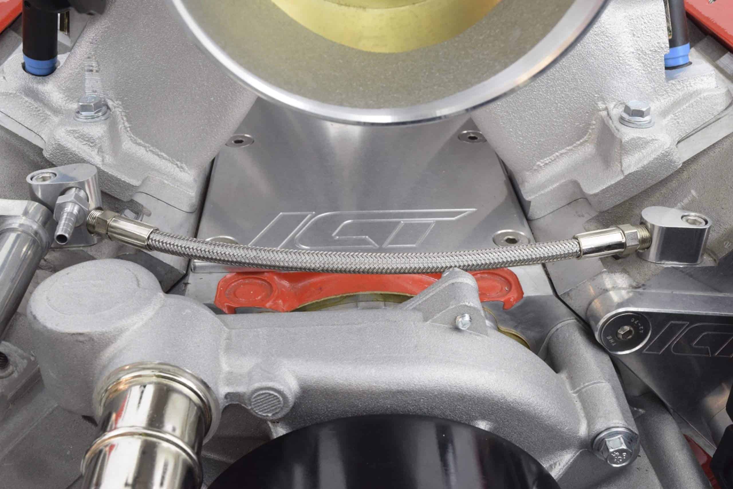 ICT Billet LS Tubo de Cruzado de Refrigerante Apilado para - Imagen 4