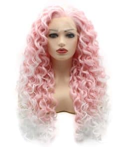 Pelucas de Encaje Sintético Realista de Densidad Pesada de