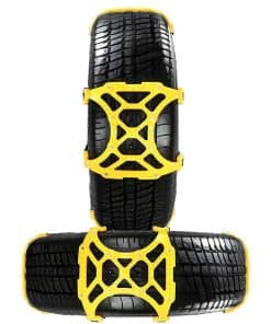 Cadenas de nieve para autos VaygWay - Cadenas amarillas