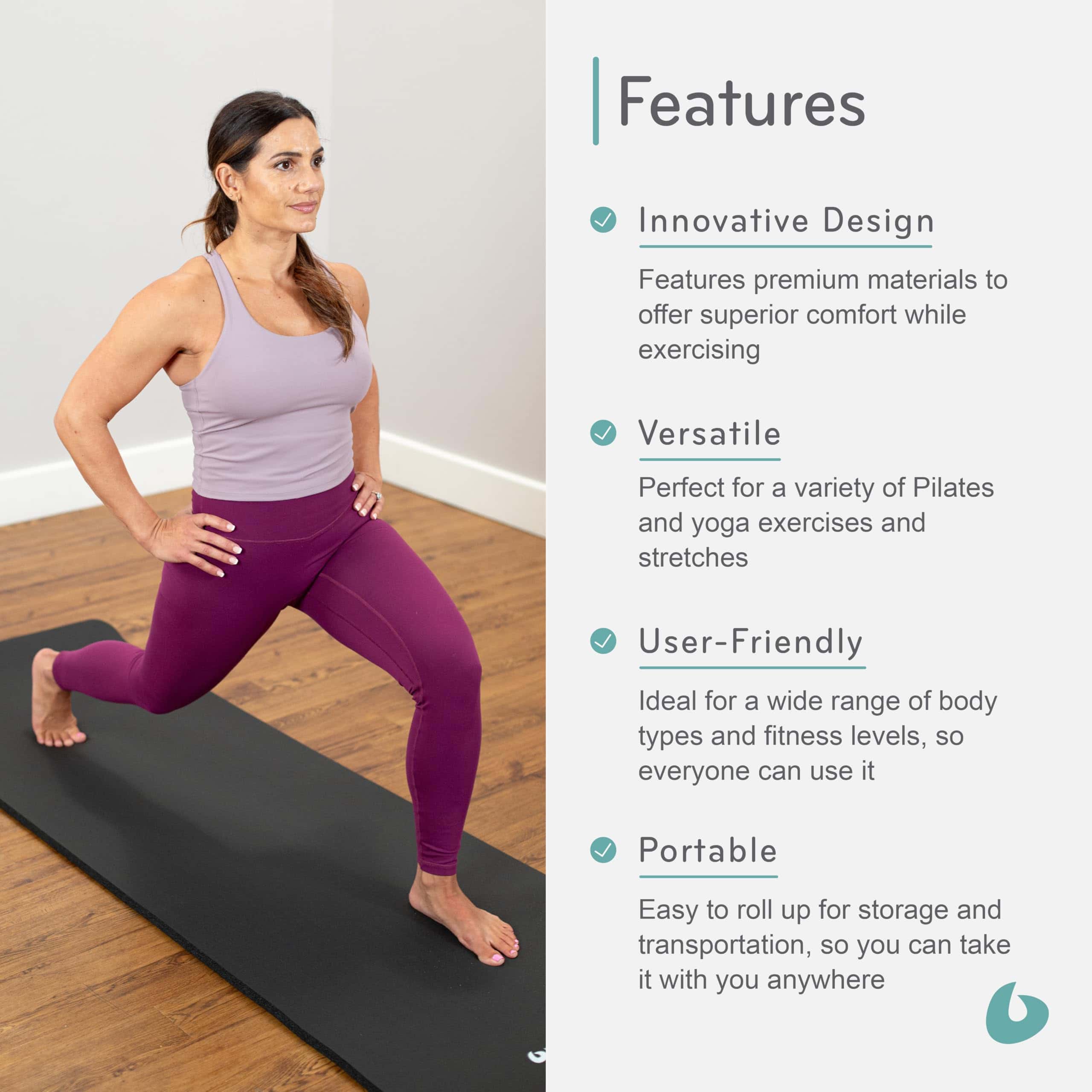 Tapete de Ejercicio Aeromat Negro - Imagen 5