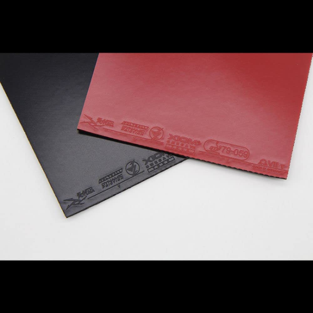 XIOM Omega VII Tour Goma de Tenis de Mesa (Negro, 2.0) - Imagen 8