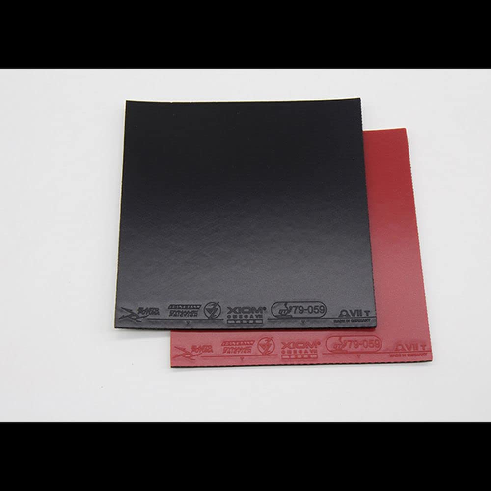 XIOM Omega VII Tour Goma de Tenis de Mesa (Negro, 2.0) - Imagen 9