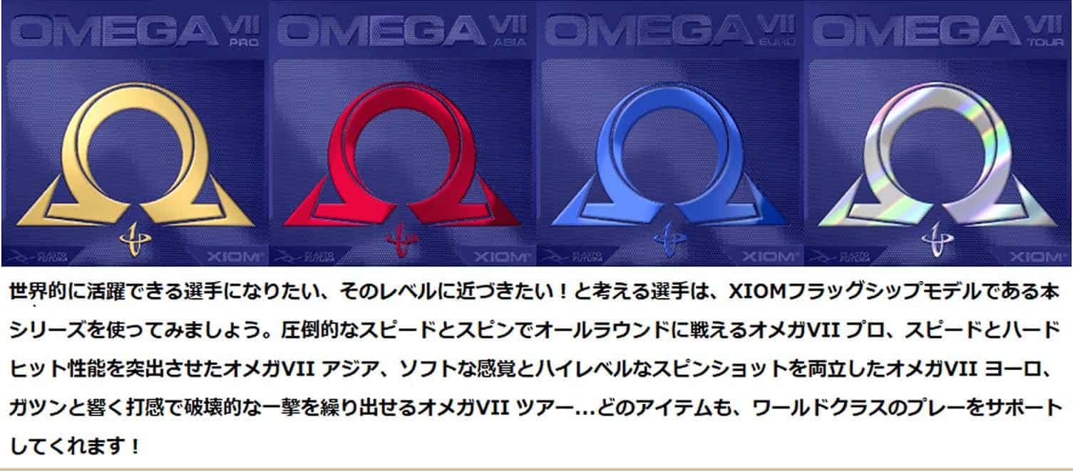 XIOM Omega VII Tour Goma de Tenis de Mesa (Negro, 2.0) - Imagen 4