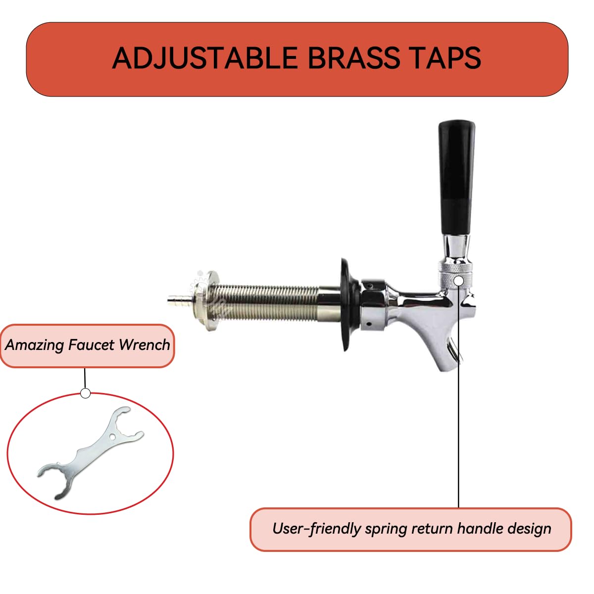 Kit de Conversión de Refrigerador Kegerator de Montaje en - Imagen 3