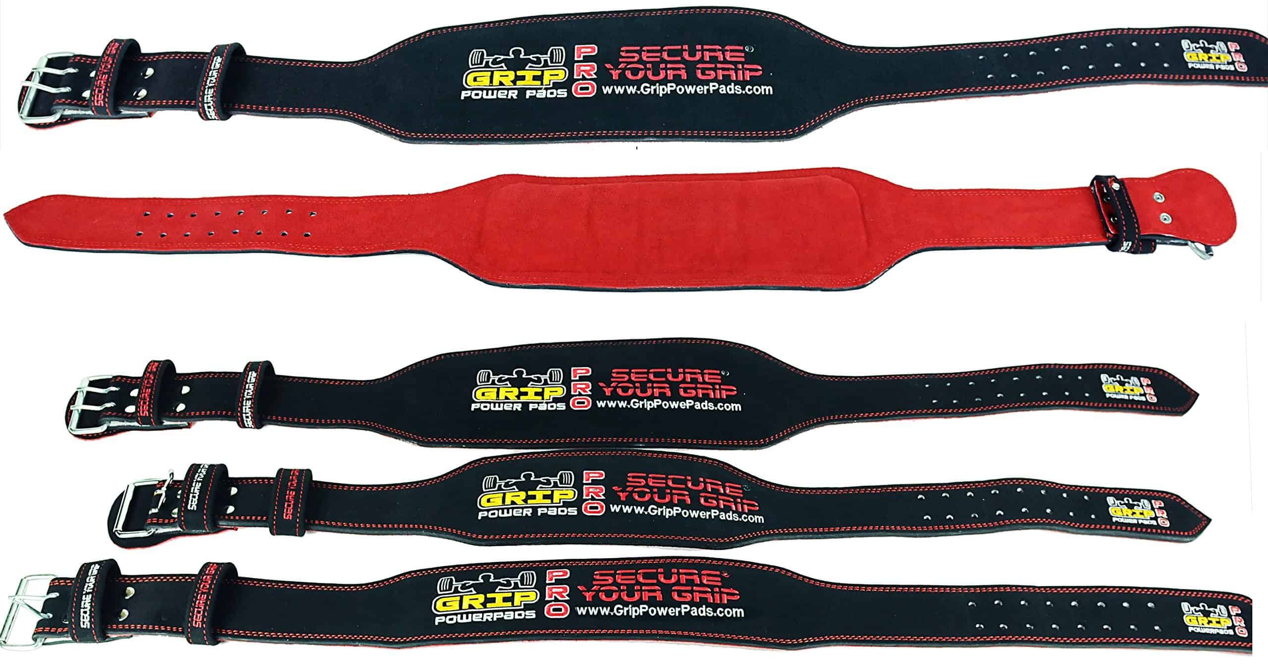 Cinturón de levantamiento de pesas Grip Power Pads Ropa de - Imagen 9