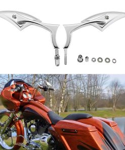 Espejos laterales cromados para motocicleta Rich Choices