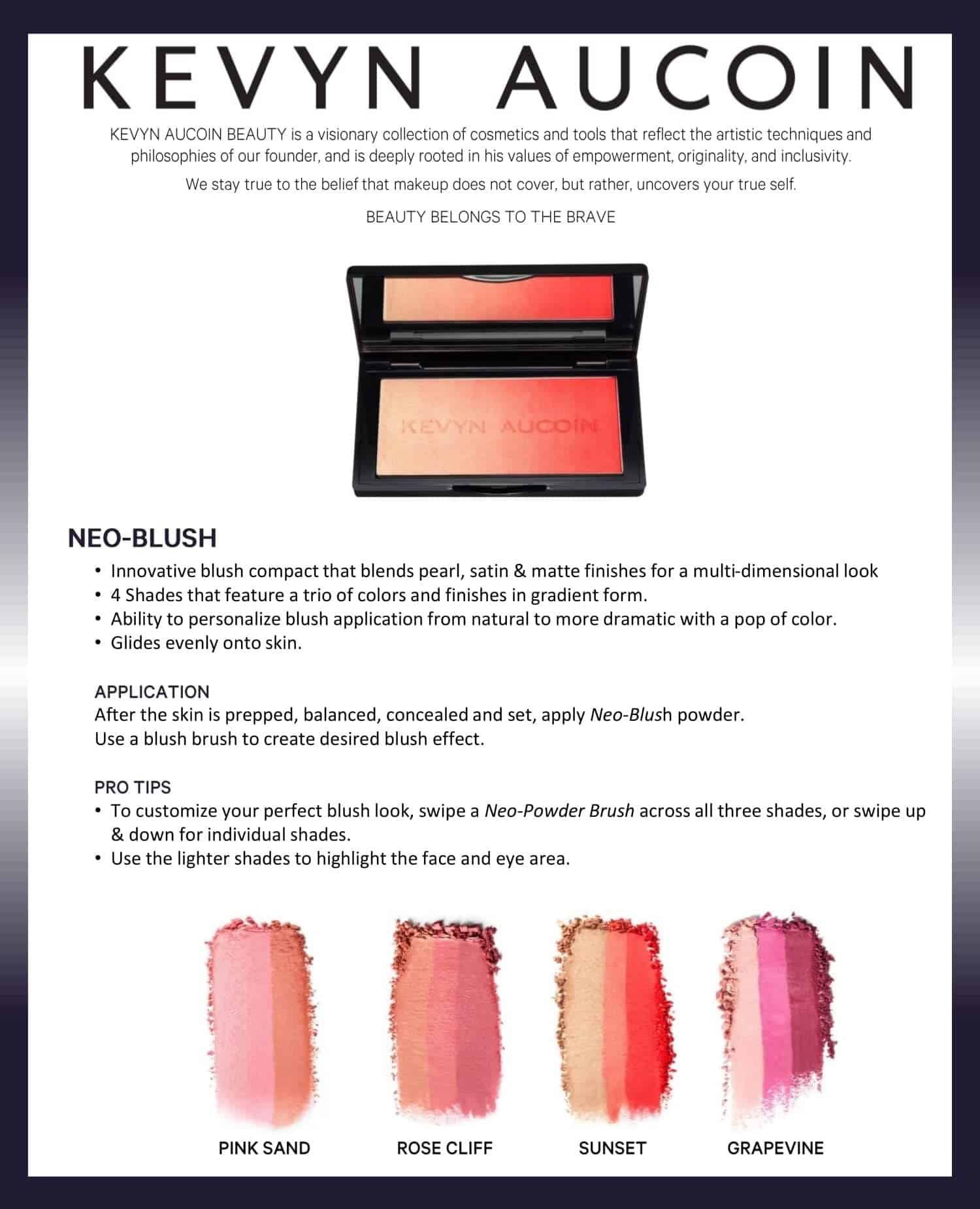 Kevyn Aucoin The Neo-Blush, Rosa Arena - Imagen 4