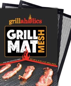 Tapete de Parrilla Grillaholics - Juego de 2 Tapetes de