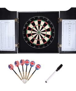 Gabinete de dardos clásico de madera maciza profesional de