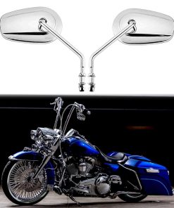 Espejos retrovisores laterales de 8 mm cromados para