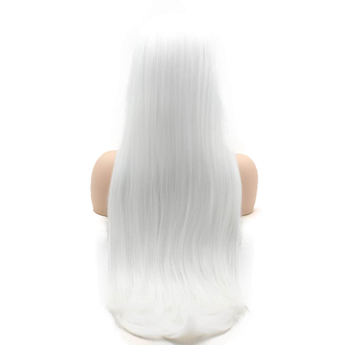 Peluca sintética de encaje frontal recta súper larga de 28 - Imagen 5