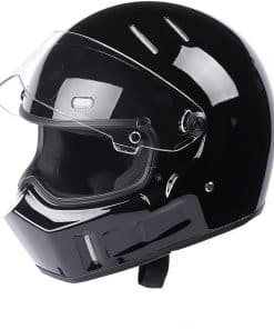 Casco de motocicleta integral CRG de fibra de vidrio para