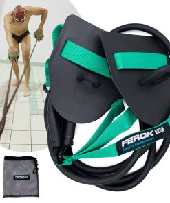 Ferok Pro - Banda de resistencia para natación con palas de