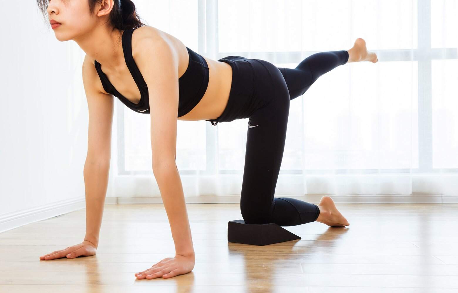 Bloques de Cuña de Espuma StrongTek Yoga -AZUL Estándar-6" - Imagen 7