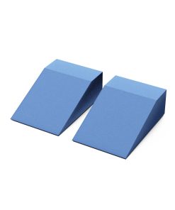 Bloques de Cuña de Espuma StrongTek Yoga -AZUL Estándar-6"