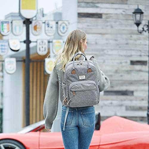 Mochila para pañales RUVALINO, Bolsa de Viaje Multifunción - Imagen 8