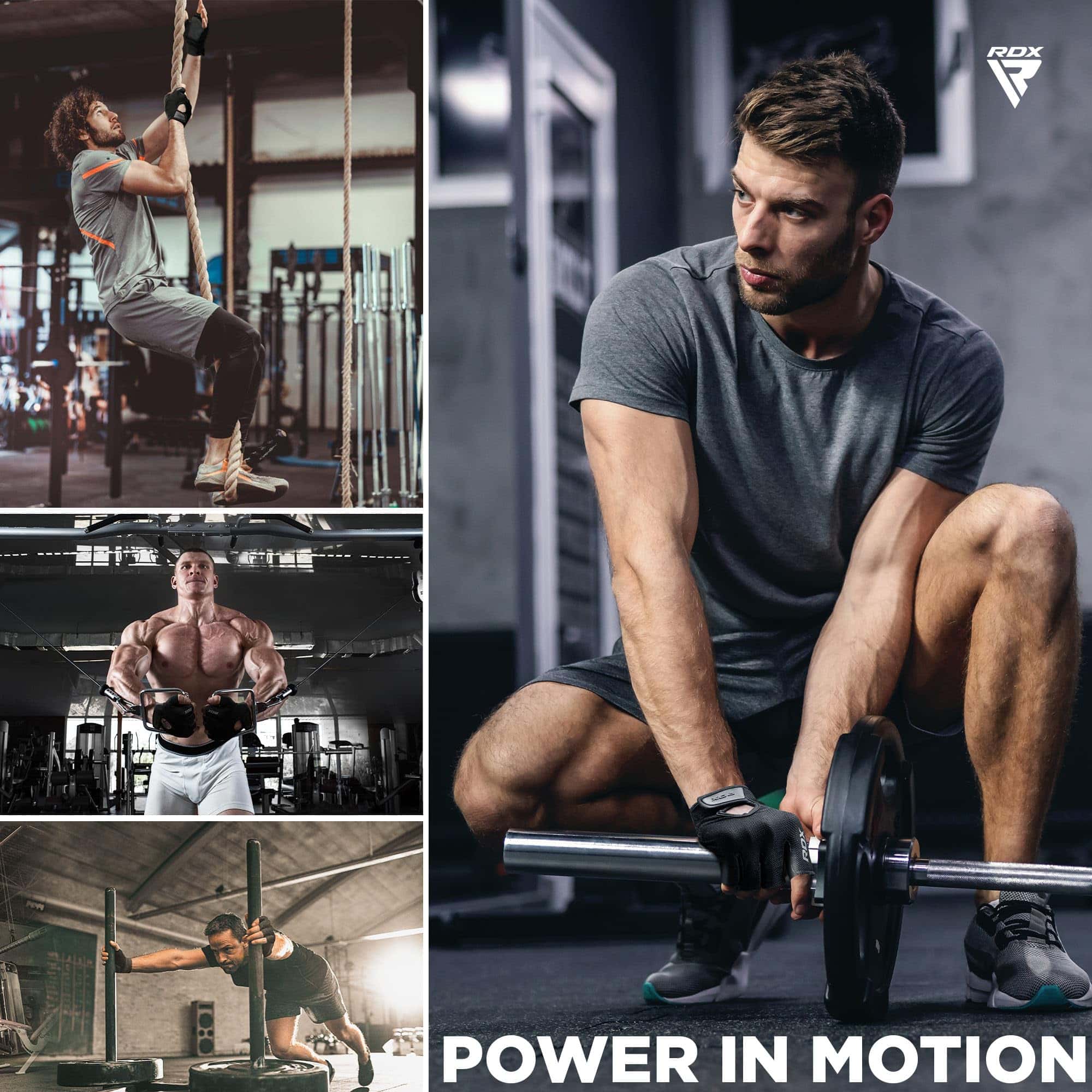 Guantes de Levantamiento de Pesas RDX Gimnasio Fitness - Imagen 6