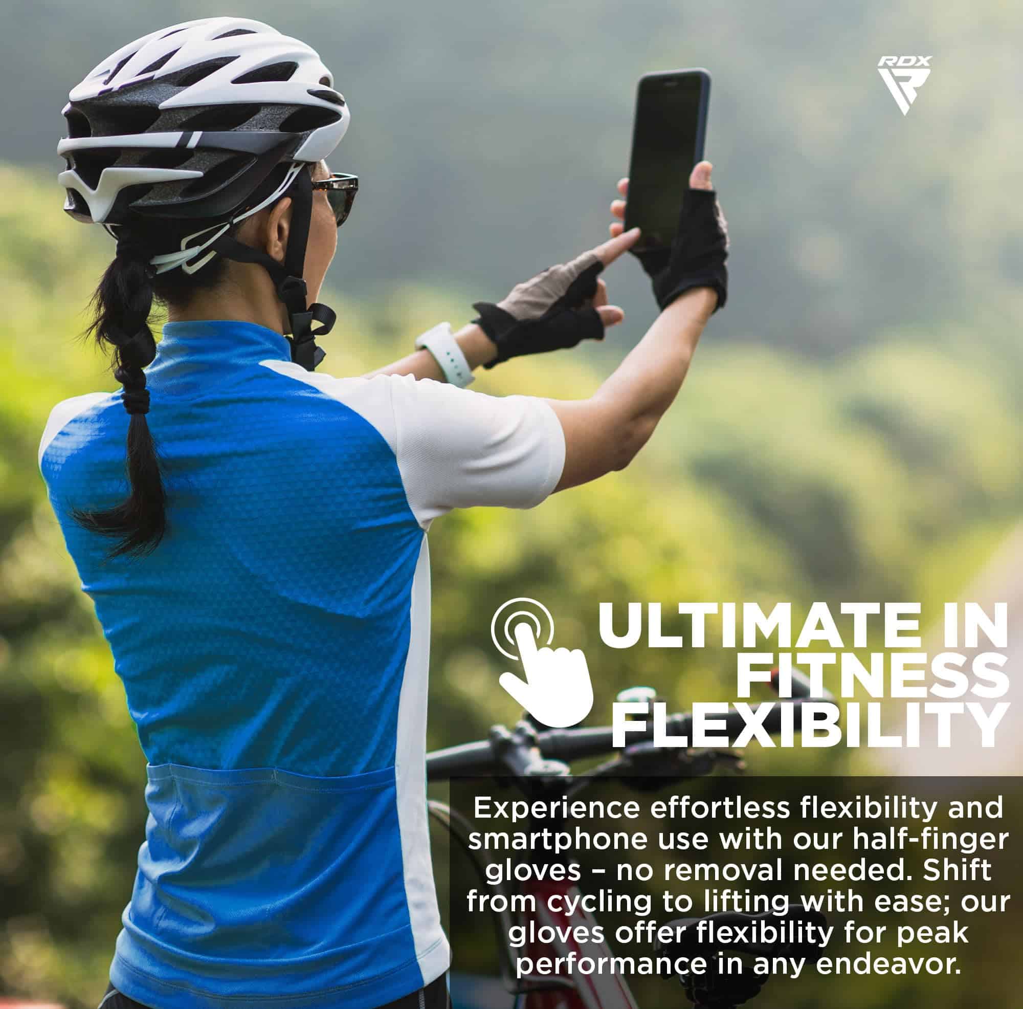 Guantes de Levantamiento de Pesas RDX Gimnasio Fitness - Imagen 8