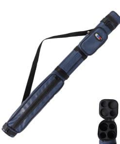 Estuche rígido de lujo para palos de billar -Azul