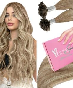 Extensiones de Cabello Utip YoungSee de Cabello Humano