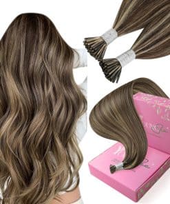 YoungSee Extensiones de Cabello Humano de Punta I Brown