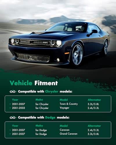 Alternadores SCITOO 13870R Ajuste para Chrysler para Town & - Imagen 7