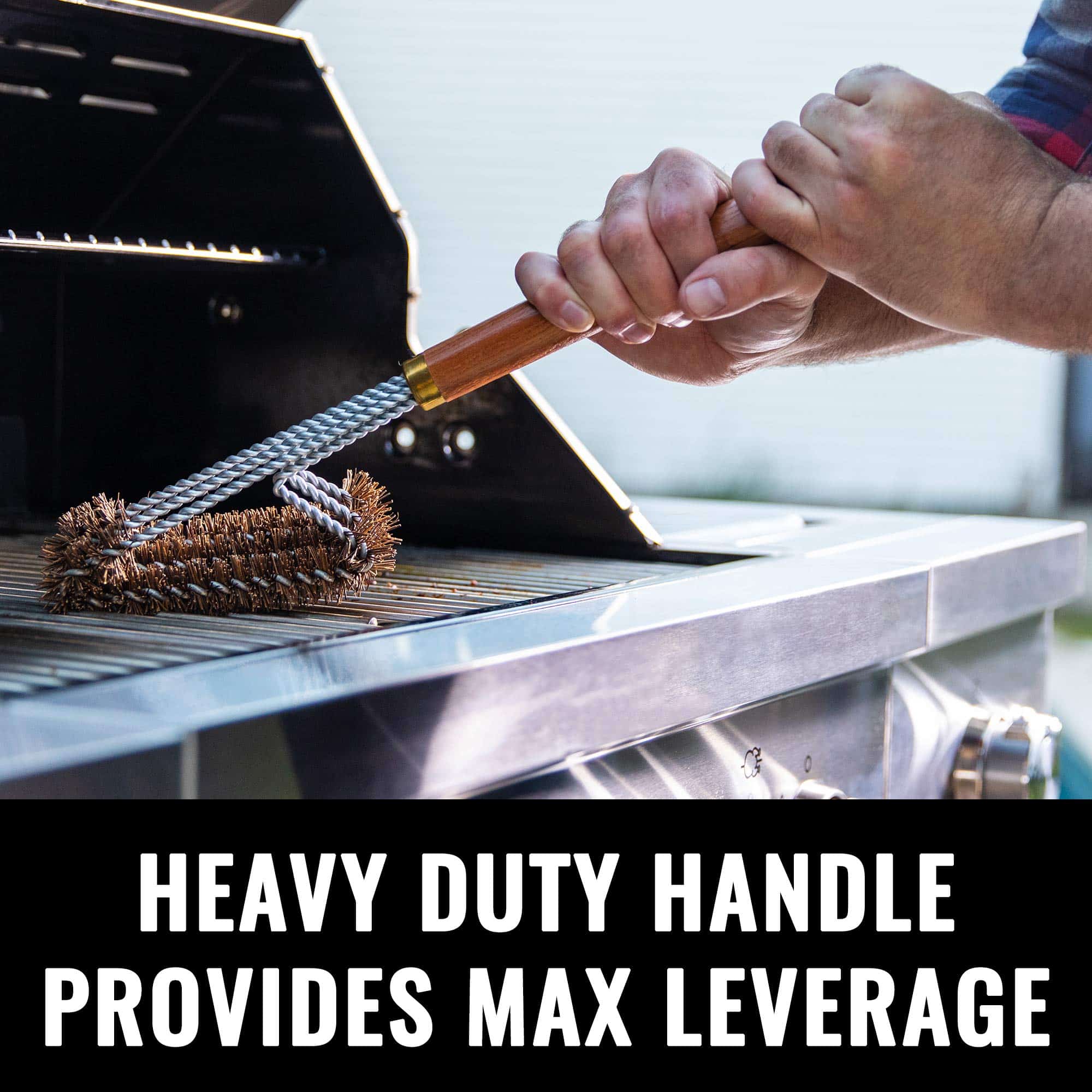 Cepillo de parrilla Grillaholics Pro Palmyra - Mejor que un - Imagen 5