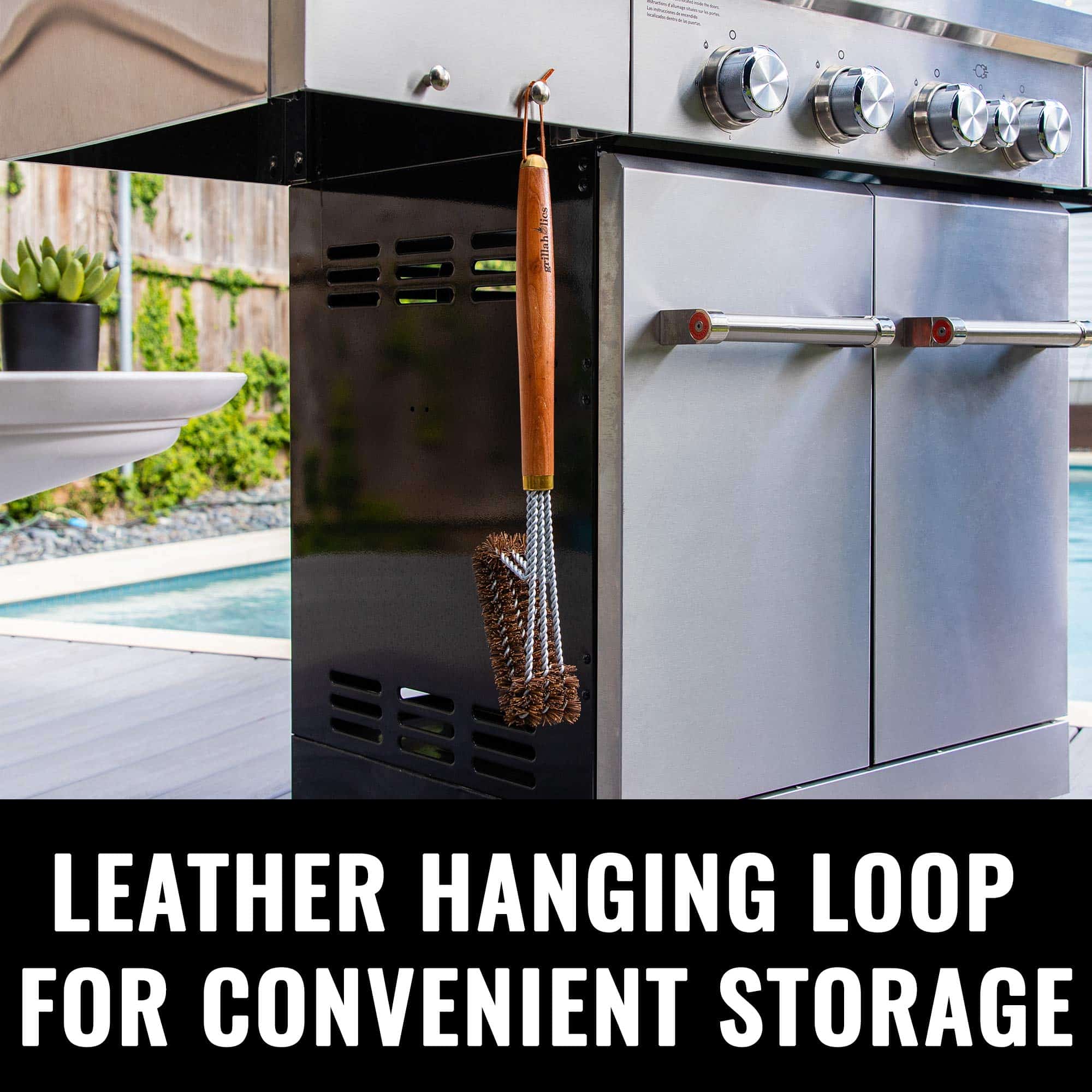 Cepillo de parrilla Grillaholics Pro Palmyra - Mejor que un - Imagen 6