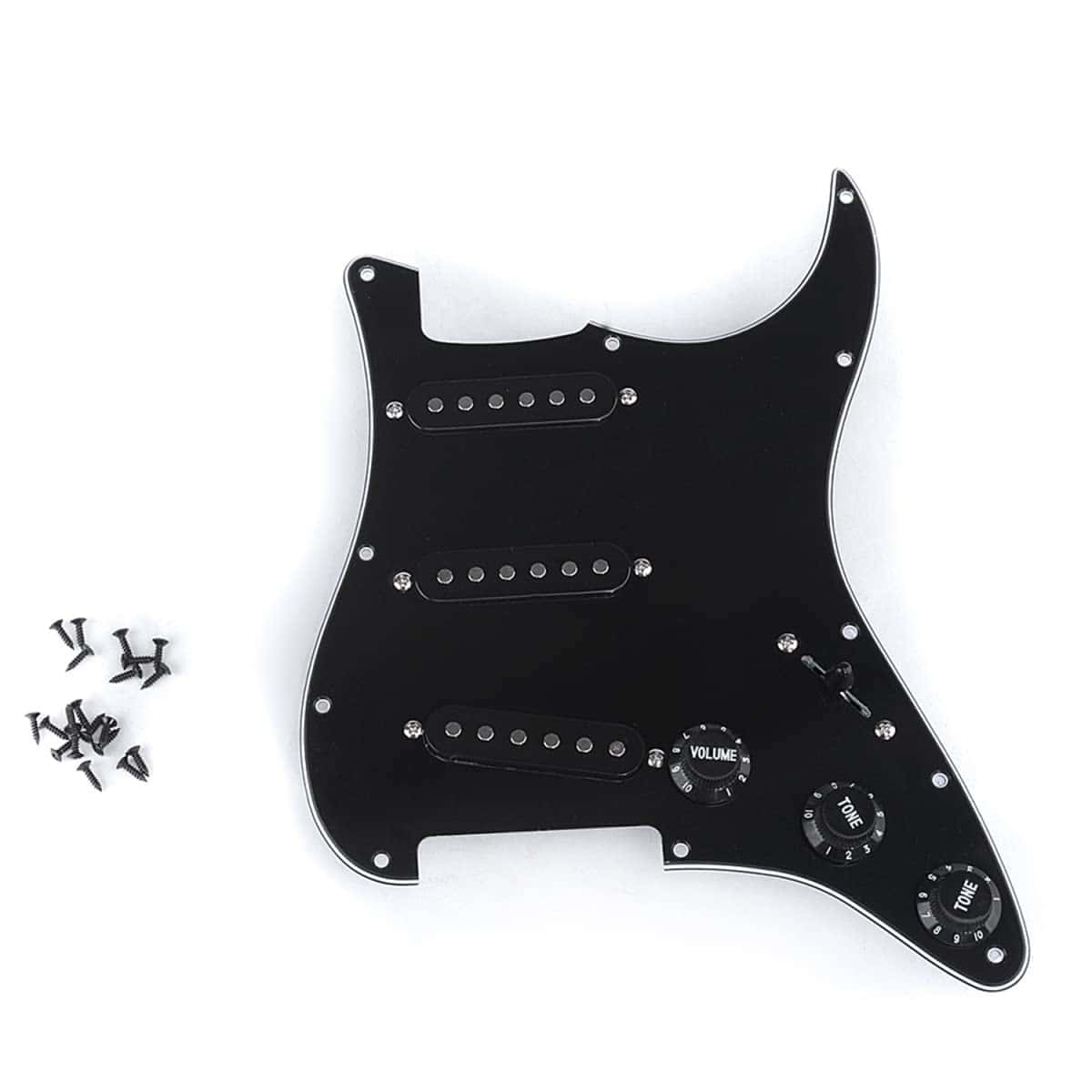 Set de Pickguard precableado SSS básico de Musiclily con