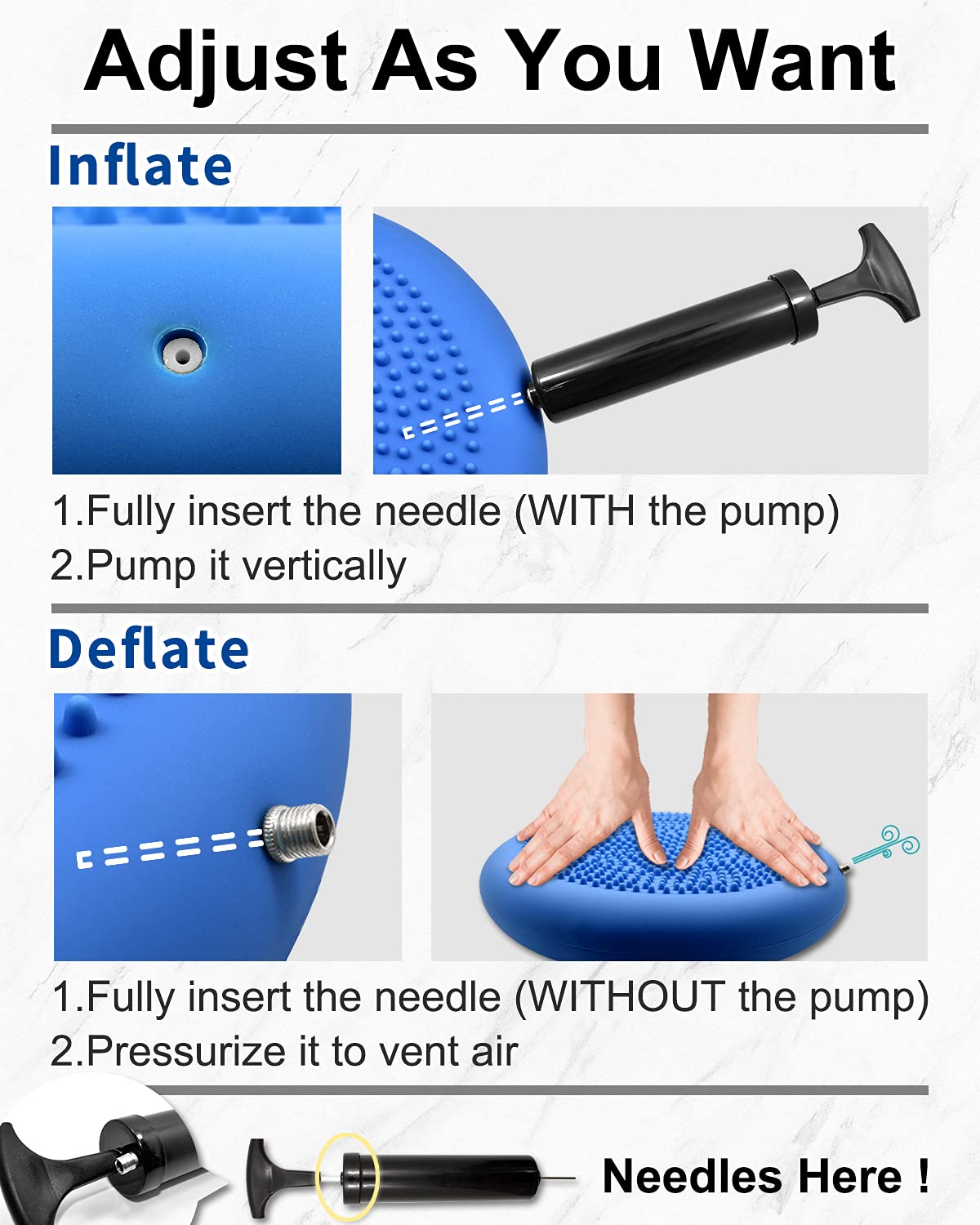 Cojín Tumaz Wobble - Asiento con Movimiento para Mejorar la - Imagen 6