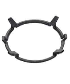 Anillo de Wok Antideslizante Hierro Fundido Negro Soportes