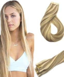 Extensiones de Cabello Adhesivas GOO GOO de -Rubio Claro con