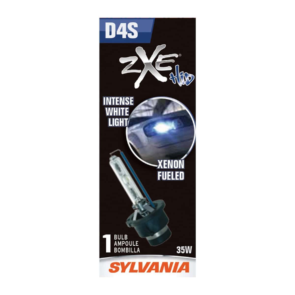 SYLVANIA - Bombilla de faro de xenón D4S SilverStar zXe HID