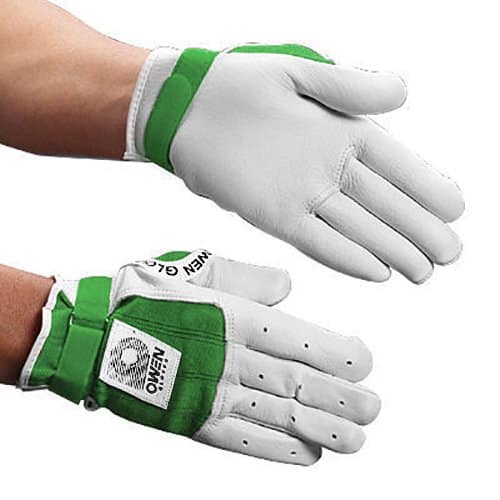Guantes de Handball Owen, Cuero Premium, Sin Acolchado con
