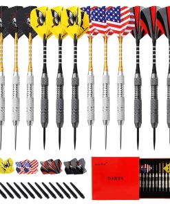 Set de Dardos de Punta de Acero Rose Kuli, 12 Pack 24