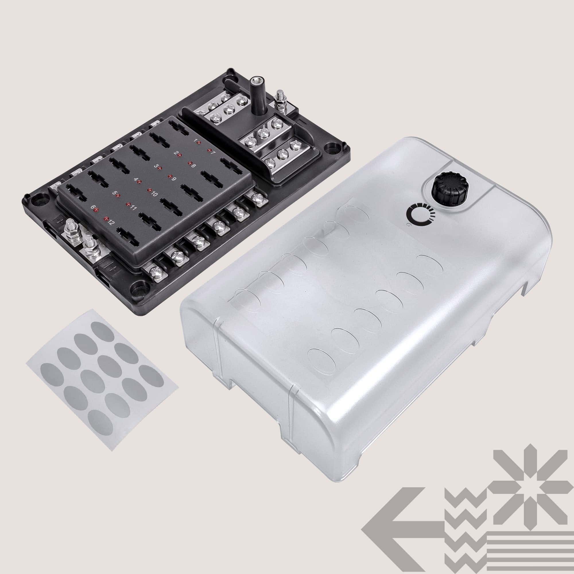 Bloque de fusibles True Mods de 10 vías con bus negativo de - Imagen 9