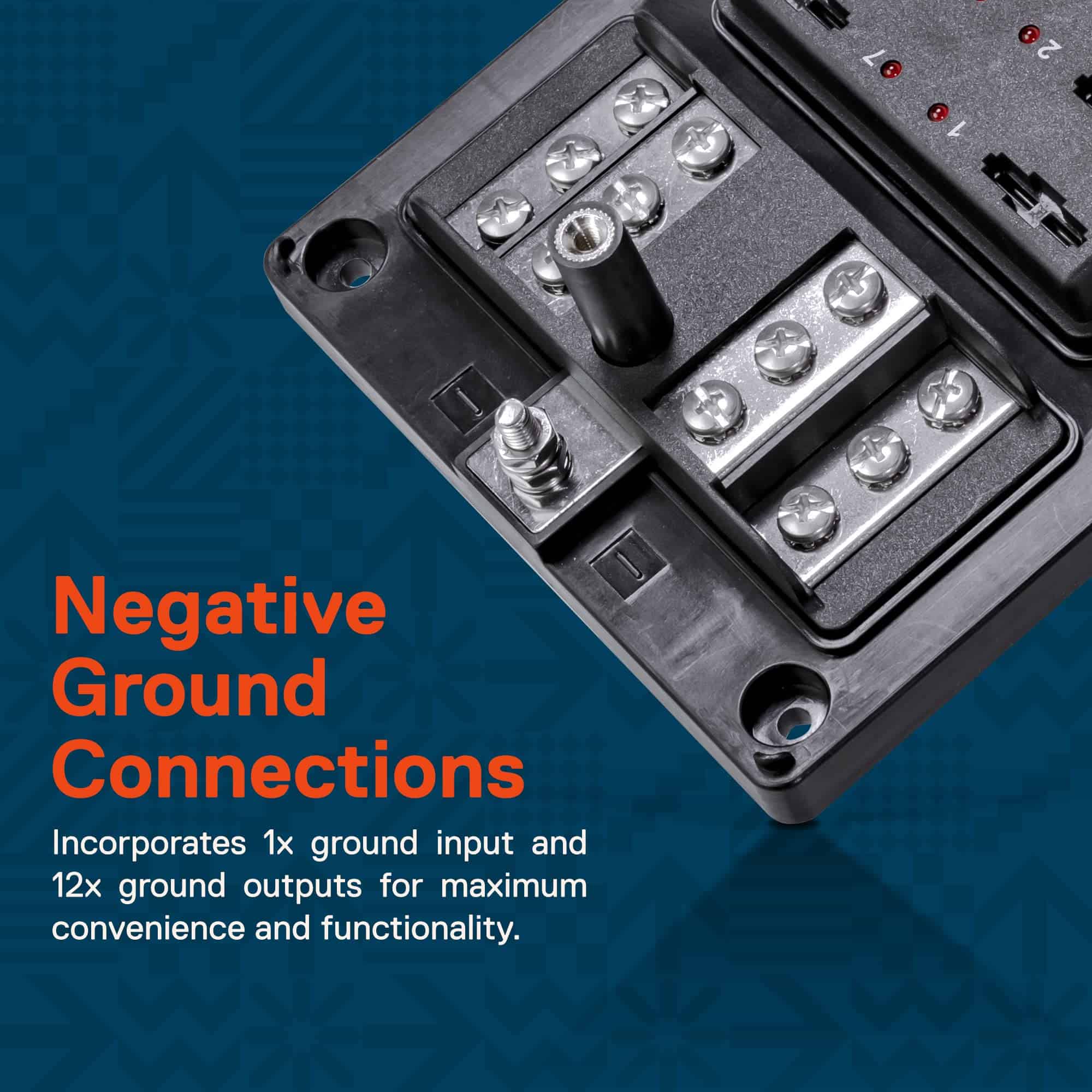 Bloque de fusibles True Mods de 10 vías con bus negativo de - Imagen 5
