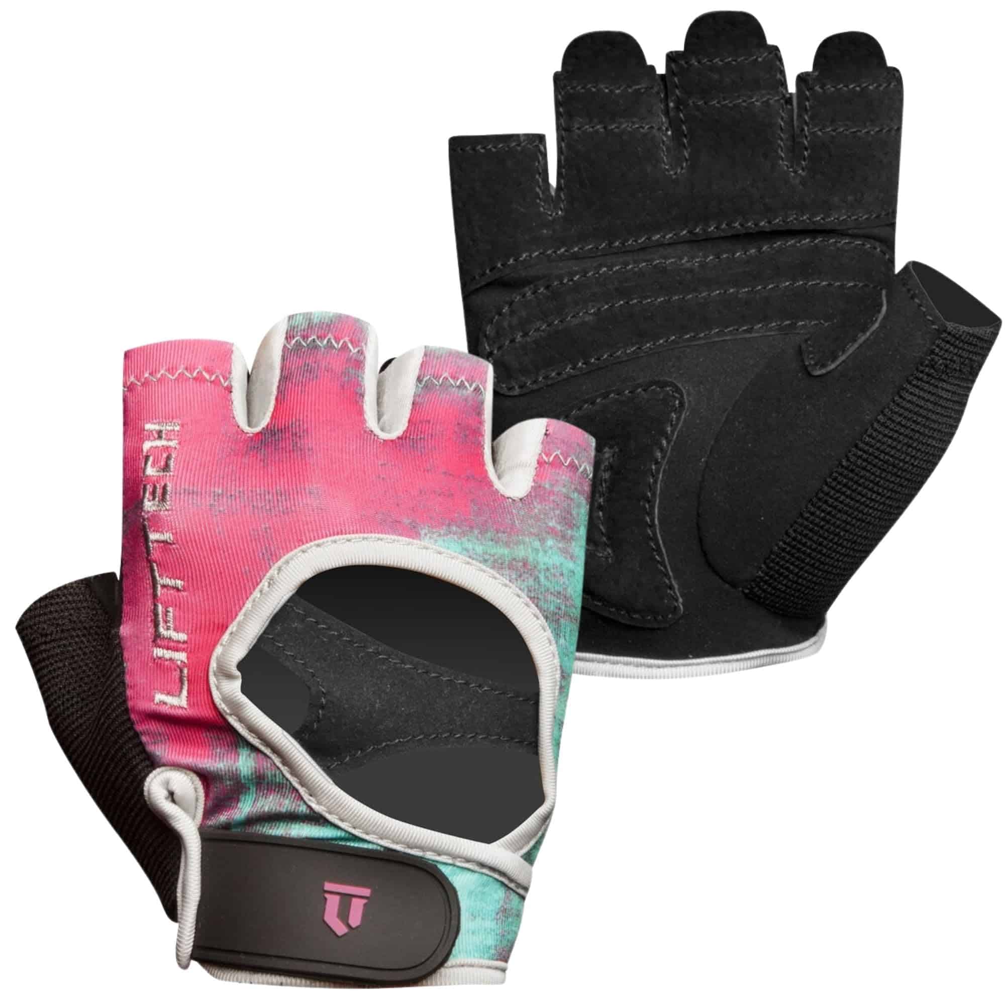 Guantes de Entrenamiento Elite Lift Tech -Rosado y Turquesa