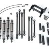 Traxxas 8140 Kit de Elevación de Brazos Largos TRX-4, Negro