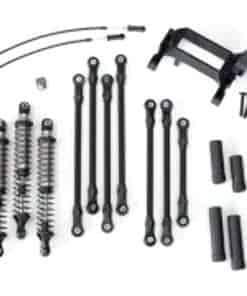 Traxxas 8140 Kit de Elevación de Brazos Largos TRX-4, Negro