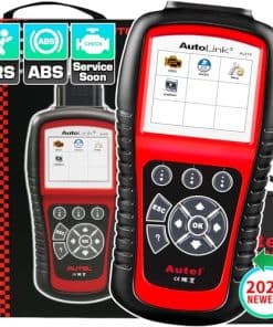 Autel AutoLink AL619 Escáner OBD2, Herramienta de Escaneo