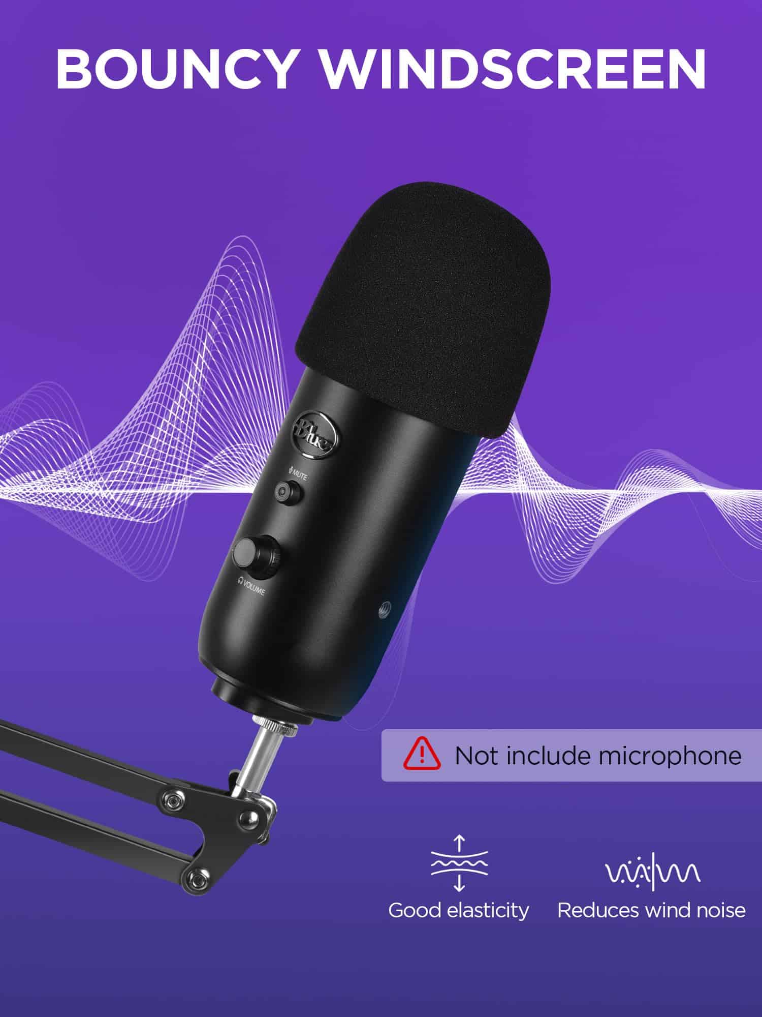 InnoGear Soporte de Micrófono para Blue Yeti, Soporte de - Imagen 9