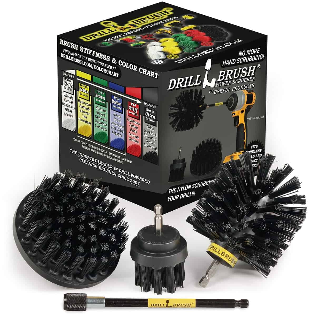 Set de Cepillos para Parrilla BBQ - Cepillo Eléctrico para